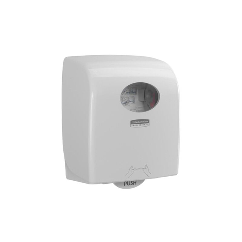 Image de Distributeur essuie-mains rouleaux 350m AQUARIUS blanc