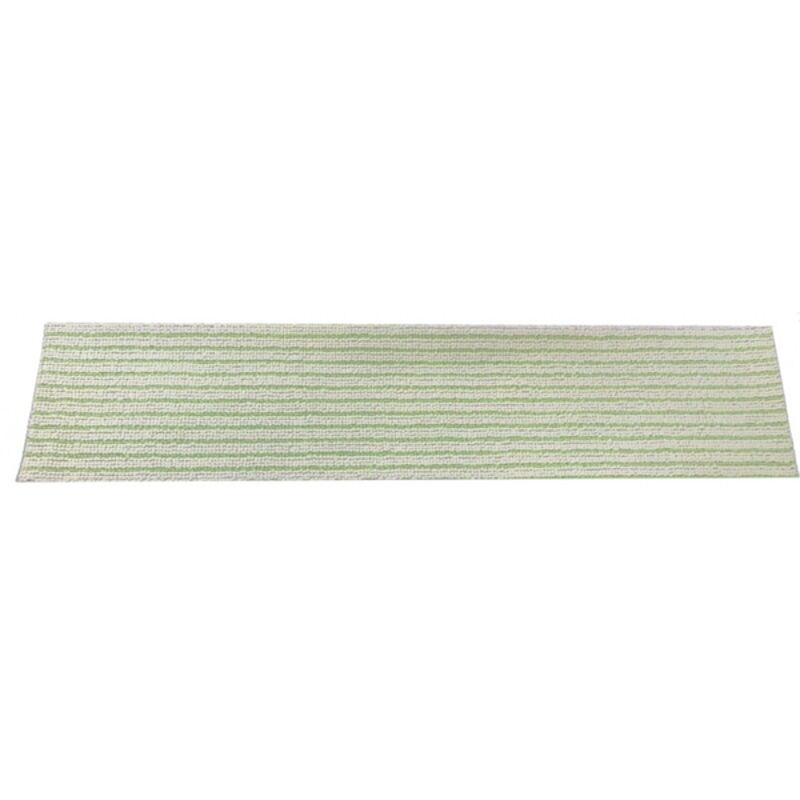 Image de Bandeau lavage à usage unique microfibre 40cm blanc/vert - Ct.500