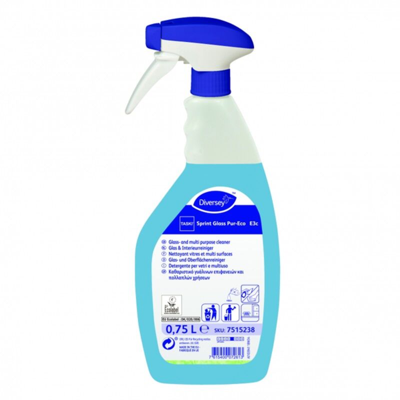 Image de GLASS PUR-ECO Nettoyant vitres&surfaces 750ml écolabel -Spray 750ml