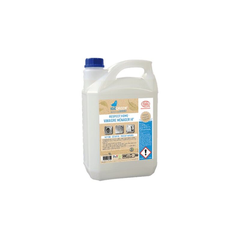 Image de Vinaigre ménager Concentré 14° ECOCERT Respect'Home -2207 - Bidon 5L