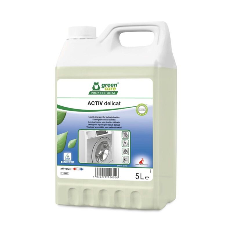 Image de Lessive liquide écolabel ACTIV DELICAT GREEN CARE- Bidon 5L