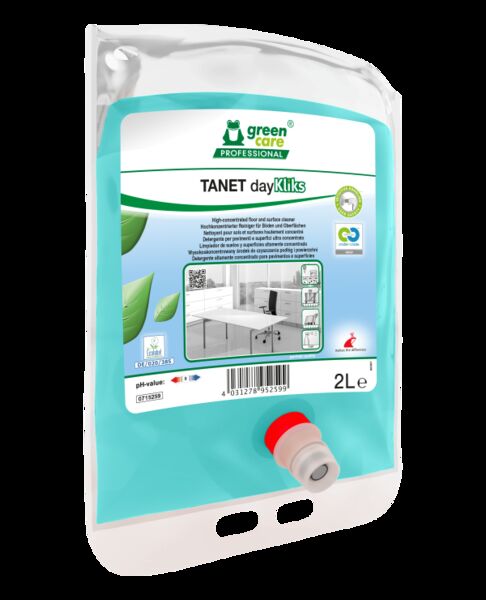 Image de Nettoyant sols et surfaces concentré day KLIKS ECOLABEL - Carton 2X2L