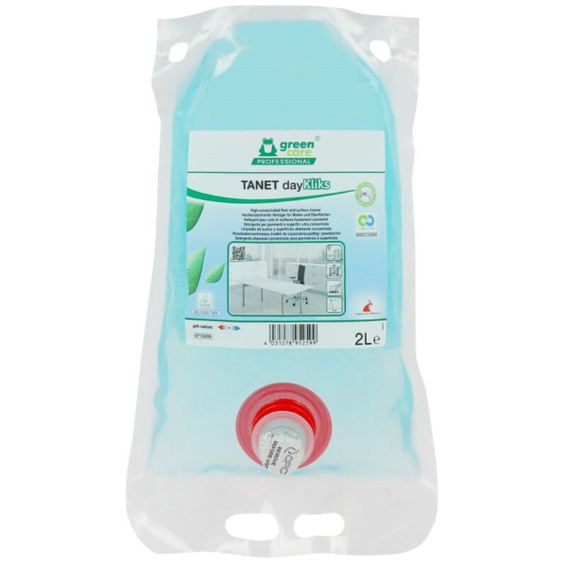 Image de Nettoyant sols et surfaces concentré day KLIKS ECOLABEL - Carton 2X2L