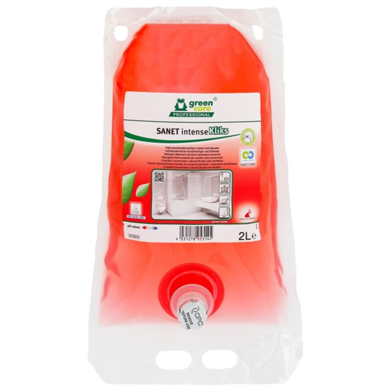 Image de Nettoyant sanitaires hautement concentré intense SANET KLIKS Ct.2X2L