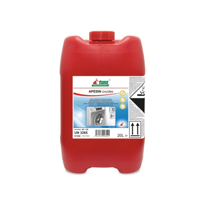 Image de APESIN OXYDES Additif de blanchiment/désinfection de linge- Bidon 20L