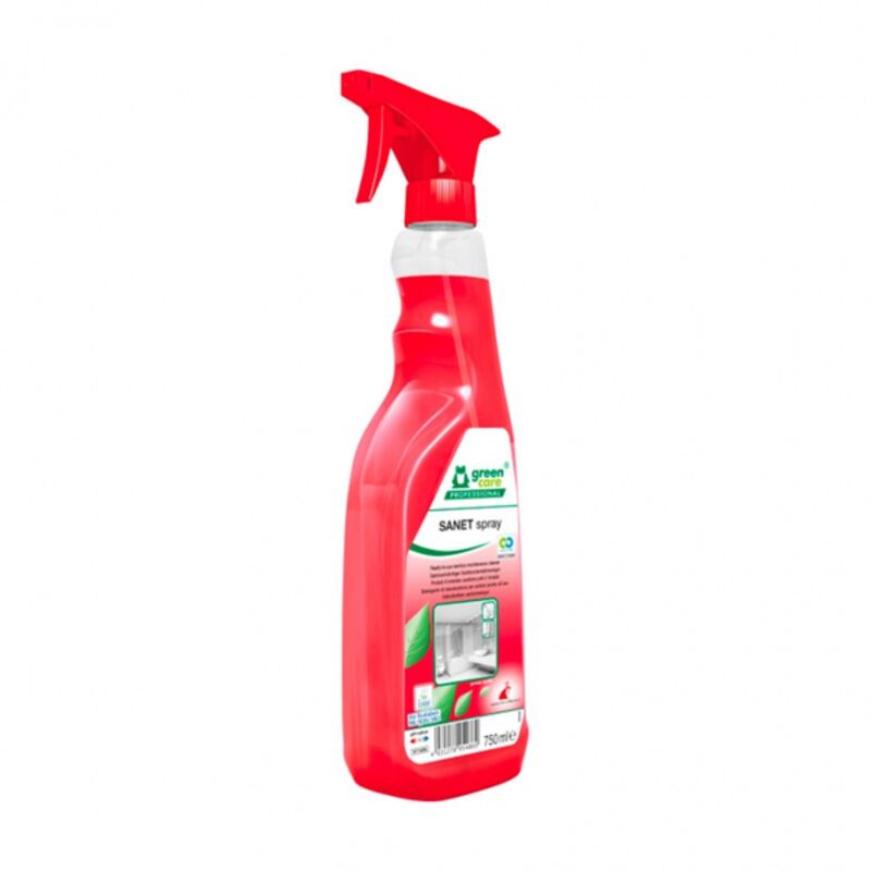 Image de Nettoyant détartrant sanitaires écolabel SANET - Spray 750ml