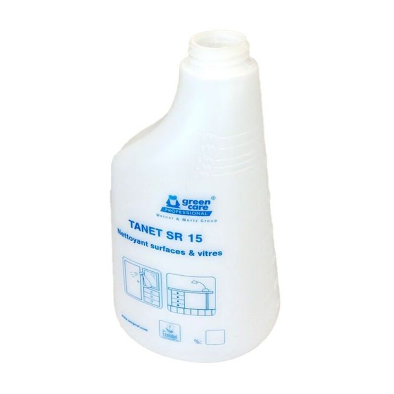 Image de Pulvérisateur complet (bidon + tête bleue) sérigraphié SR15 - 650ml