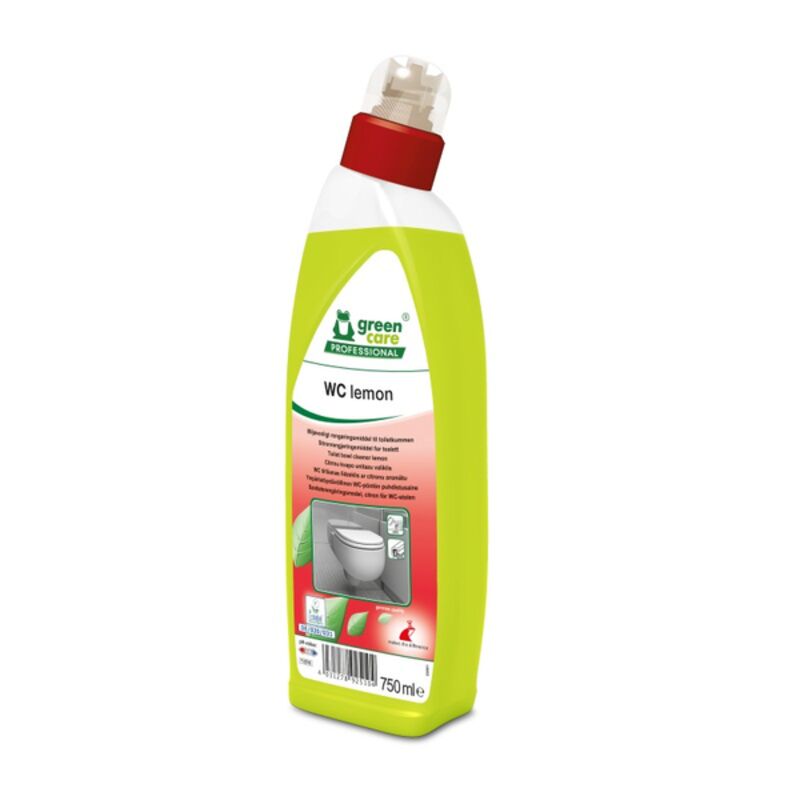 Image de Gel WC nettoyant parfumé Ecolabel WC LEMON-Flacon coudé 750ml