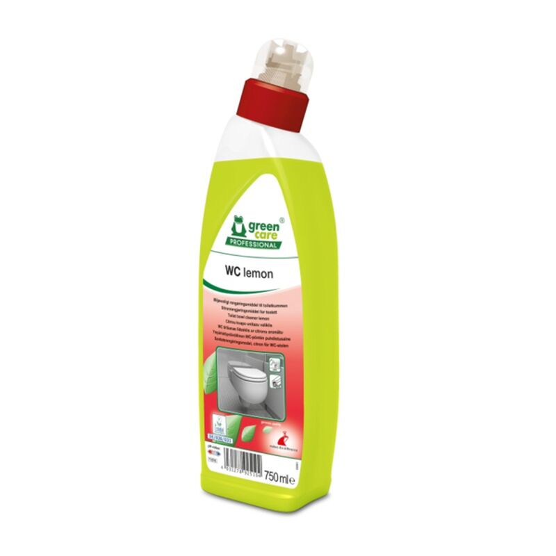 Image de Gel WC nettoyant parfumé Ecolabel WC LEMON-Flacon coudé 750ml
