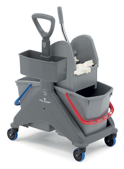 Image de Chariot de lavage 2X15L avec presse à machoire ONEFRED