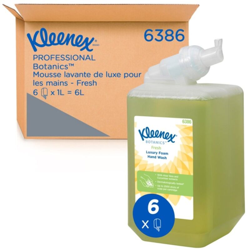 Image de Savon mousse KLEENEX® Botanics Luxury cartouche 1L - Ct. 6