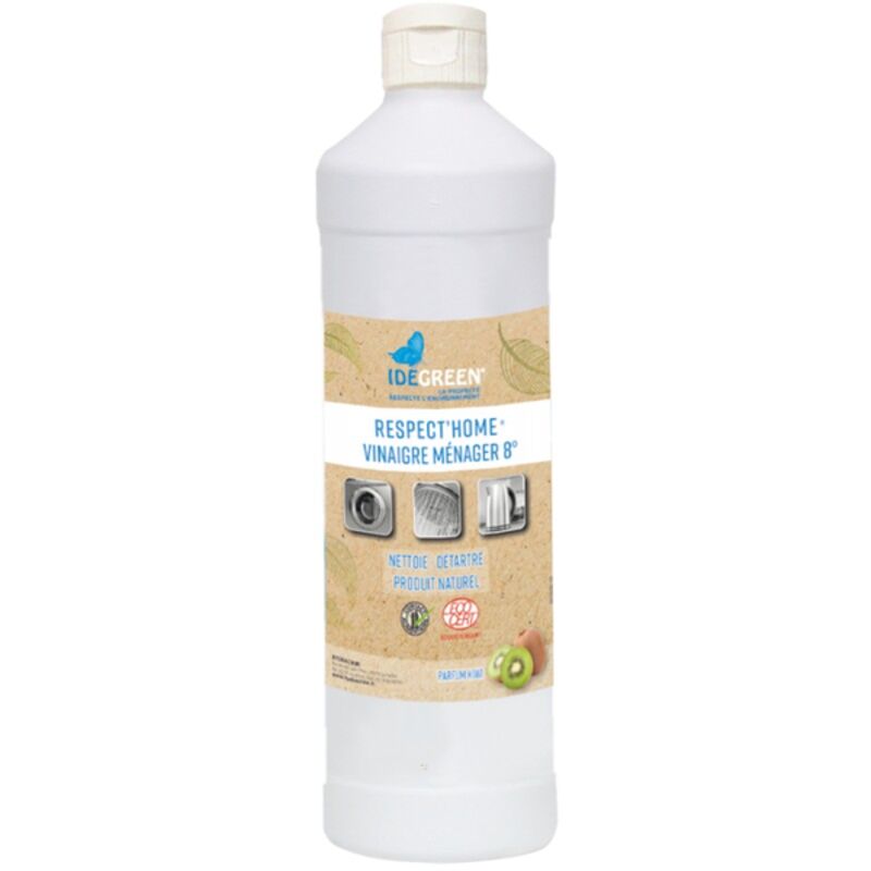 Image de Vinaigre d'alcool ménager 8° ECOCERT Respect'Home- 2208 - Bidon 1L