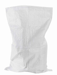 Image de Sac à gravat PP 80L 55x95 tissé blanc 10 X100-Balle de 1000