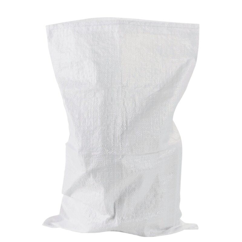 Image de Sac à gravat PP 80L 55x95 tissé blanc 10 X100-Balle de 1000