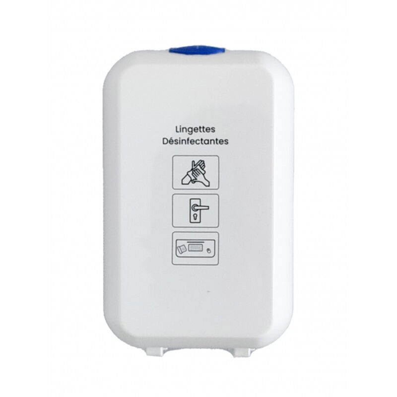 Image de Distributeur de lingettes blanc à fixer