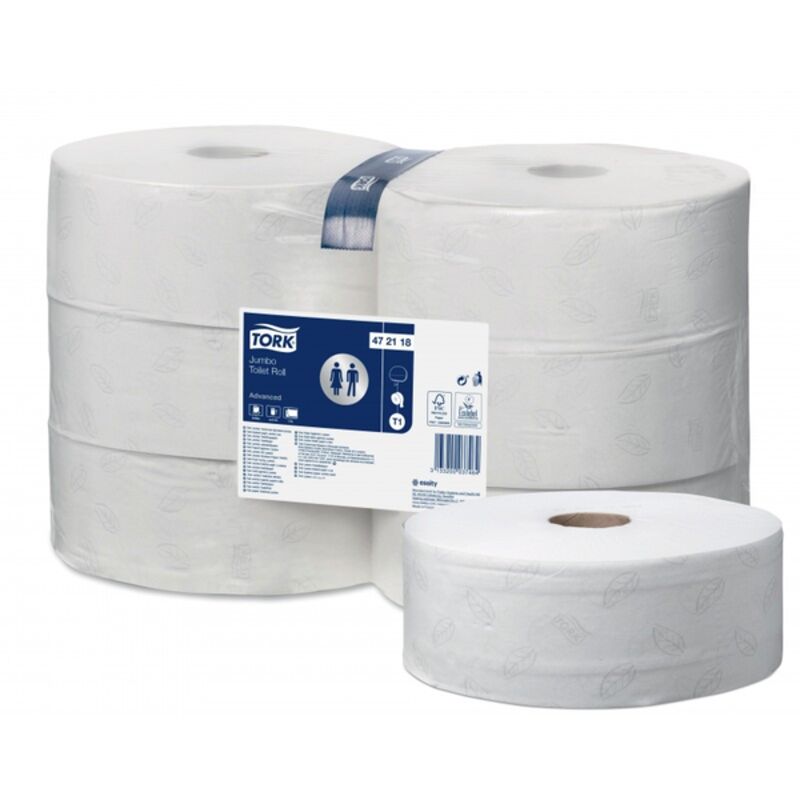 Image de PH maxi jumbo 380m 2plis blanc Ecolabel T1 TORK-(F) Ct 6