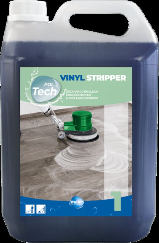 Image de Décapant d'émulsion sans rinçage POLTECH VINYL STRIPPER- Bidon 5L