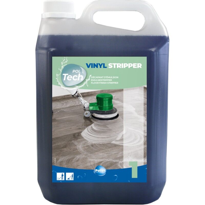 Image de Décapant d'émulsion sans rinçage POLTECH VINYL STRIPPER- Bidon 5L