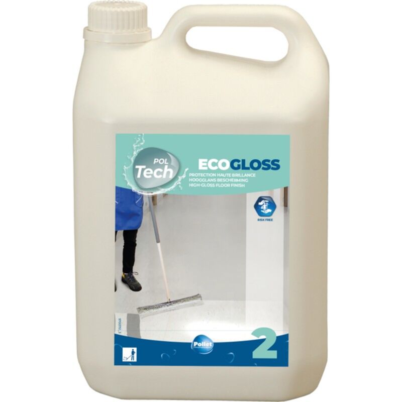 Image de Emulsion haute brillance sols durs POLTECH ECOGLOSS - Bidon 5L