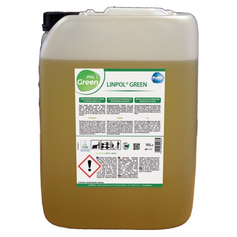 Image de LINPOL GREEN Savon liquide concentré pour sols - Bidon 10L