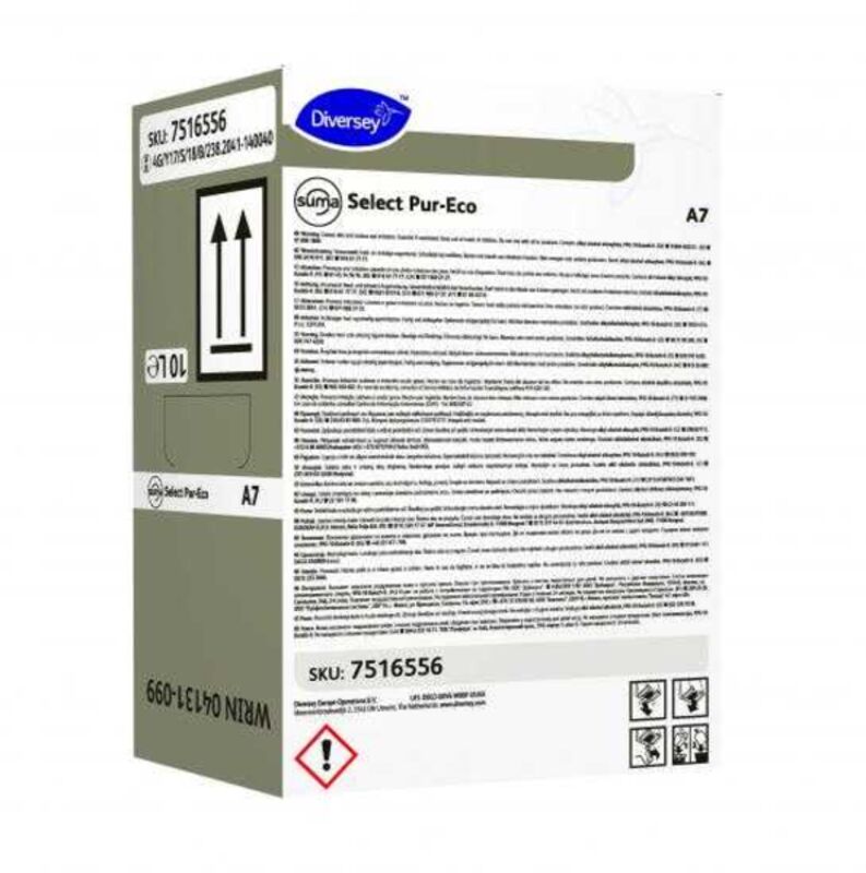 Image de Liquide rinçage vaisselle neute Ecolabel SUMA SELECT PUR ECO A7- 10L