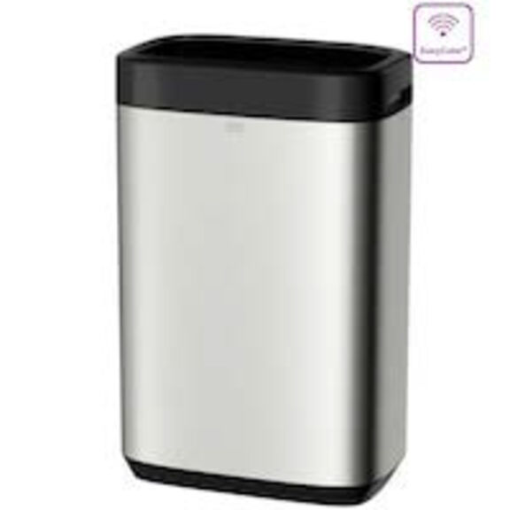 Image de Poubelle grise 50l inox B1 TORK