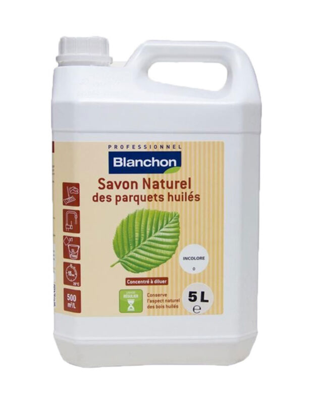 Image de Savon naturel des parquets huilés -Bidon de 5L