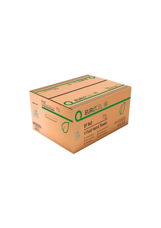 Image de EMP 2 pl. g/c en V EUROCEL Ecolabel Havane 21x21cm - Ct 3000 fts