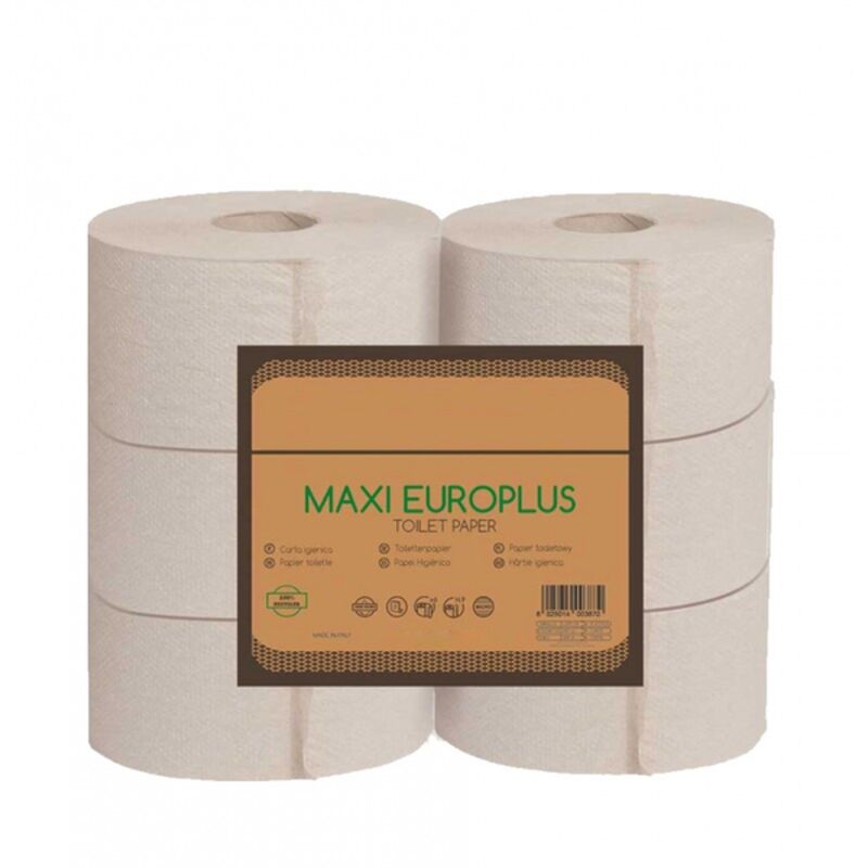 Image de PH MAXI JUMBO EUROCEL 240m Gaufré Ecolabel Havane - 6 rlx