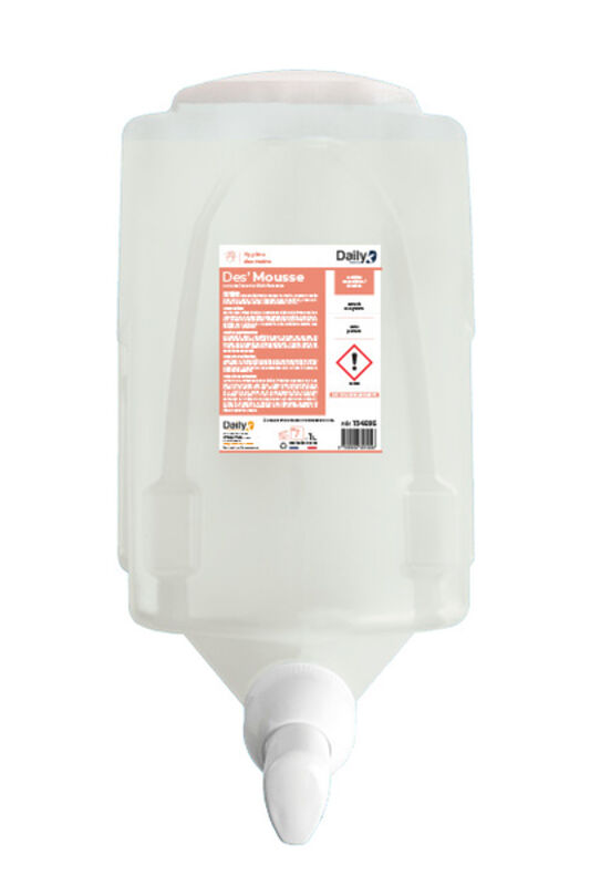 Image de DES'MOUSSE Savon mousse désinfectante DAILYK PREMIUM-Ct de 6x1000ml