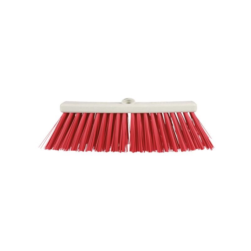 Image de Balai Cantonnier Ecocycled Lourd Pet/Vl120 rouge - 40 Cm