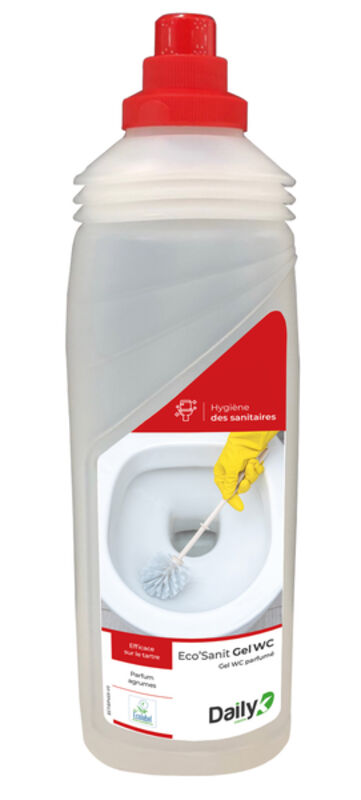 Image de Gel WC nettoyant parfumé Ecolabel ECO'SANIT DAILYK GREEN- 750ml