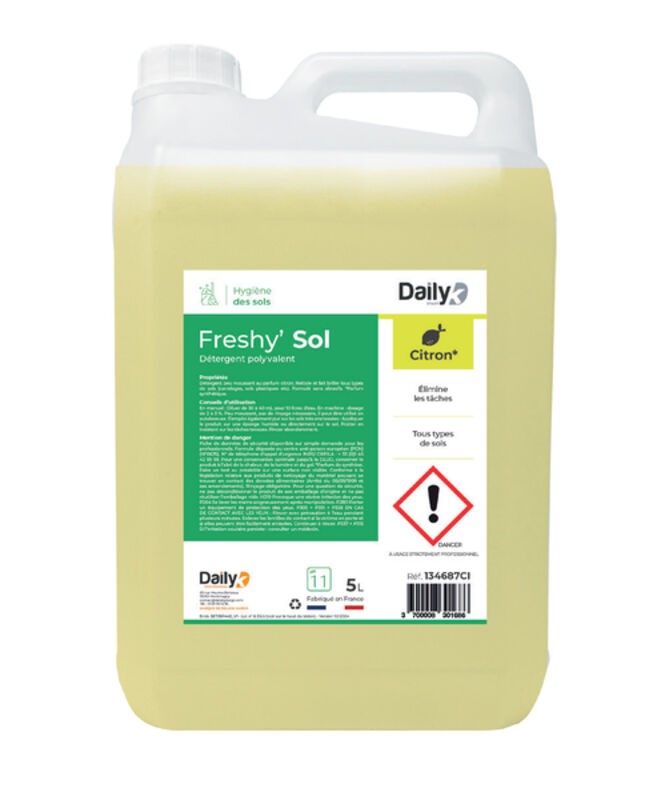 Image de FRESHYSOL Détergent polyvalent DAILYK START - Bidon 5L