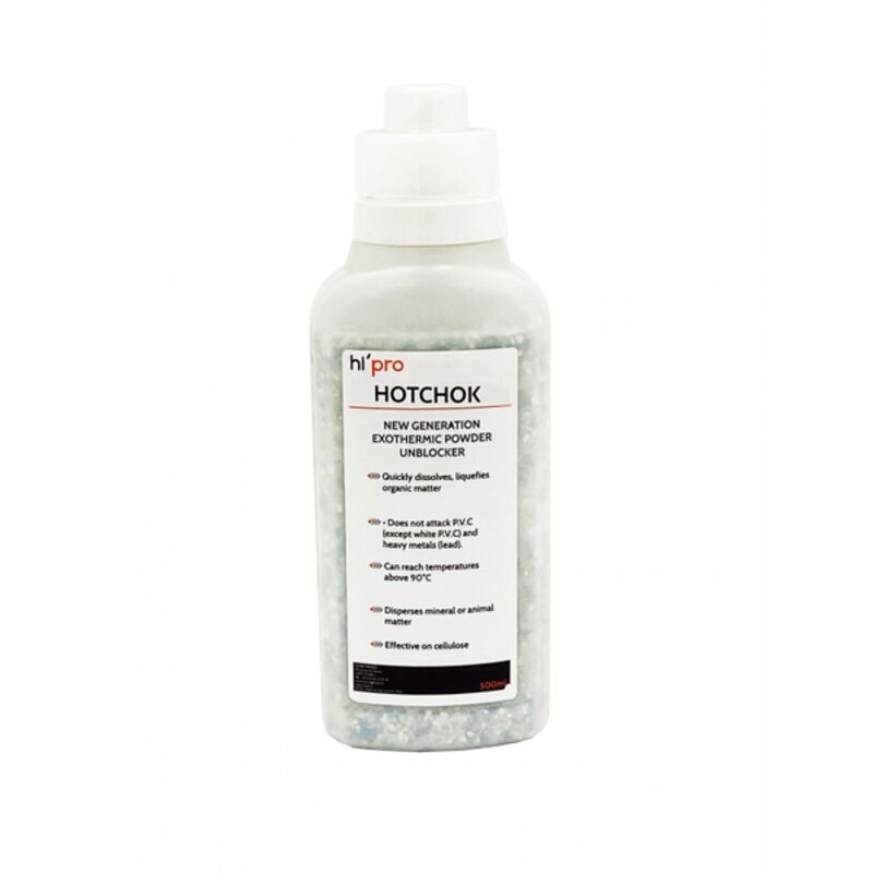 Image de Déboucheur poudre Exothermique - Flacon 500ml avec bouchon doseur