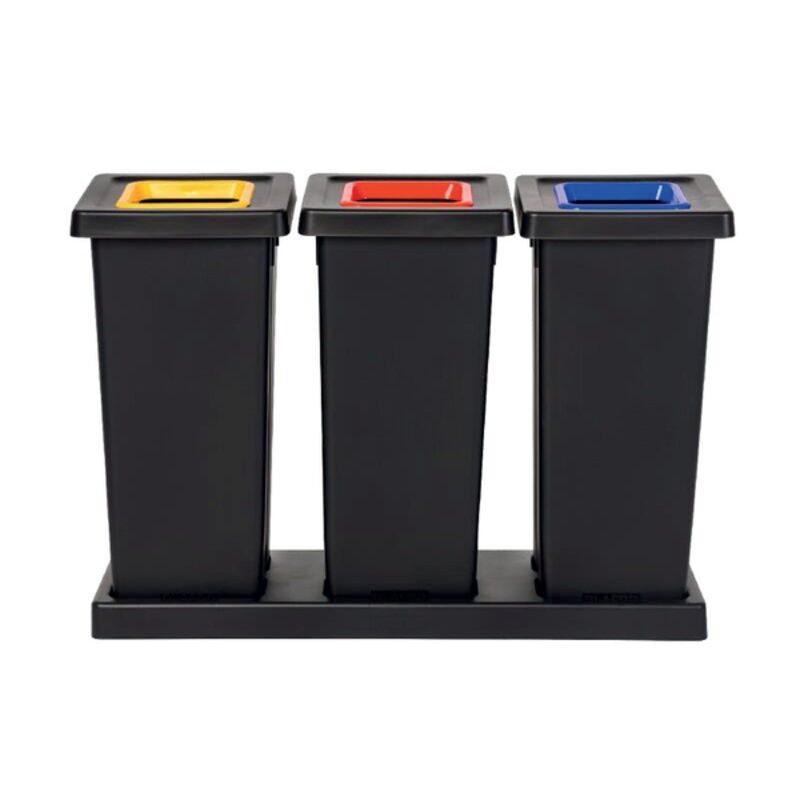 Image de Kit complet tri sélectif FIT 3x50L avec socle