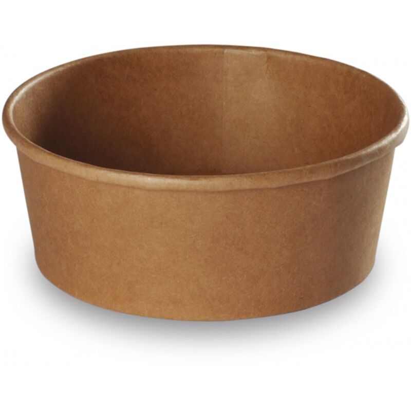 Image de Pot rond kraft brun 1300ml (Ø18.5x68mm) - Colis 300
