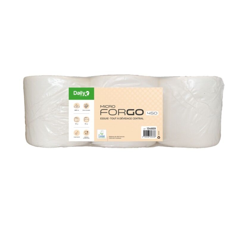 Image de Essuie-tout écolabel Micro FORGO 450 DailyK Green - Colis de 6