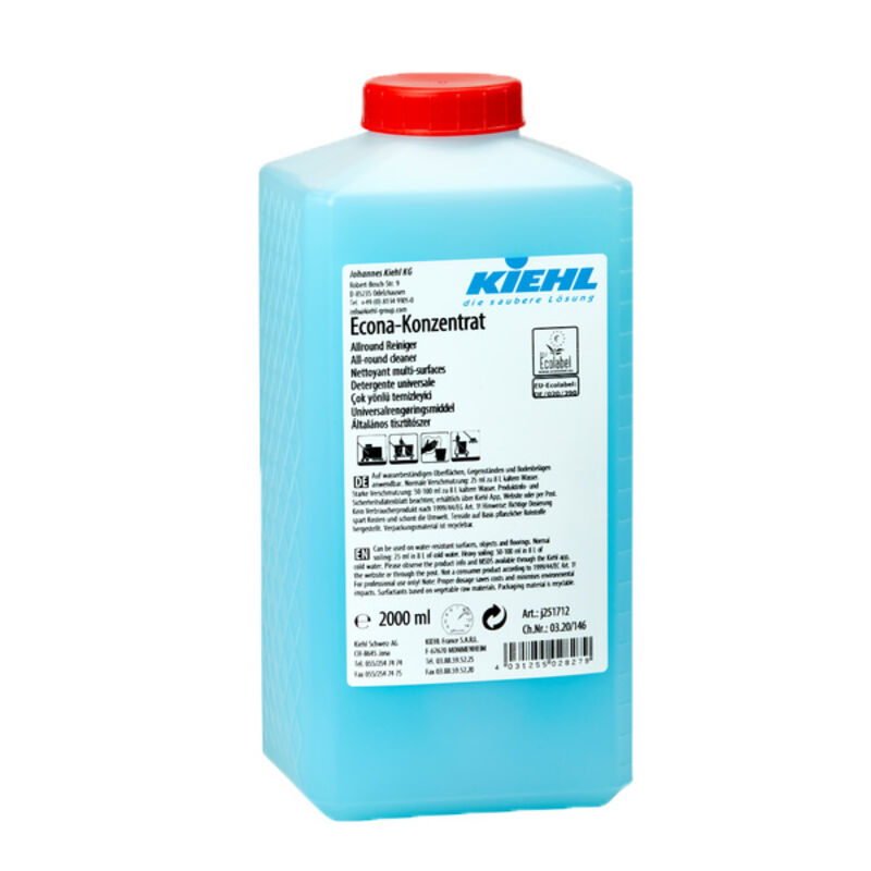 Image de Nettoyant multi-surfaces ECONA Concentré ECOLABEL - Ct. 3 x 2L