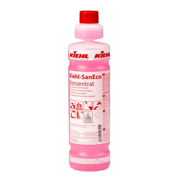 Image de SanEco Concentré nettoyant sanitaire ECOLABEL 1L - Ct de 4