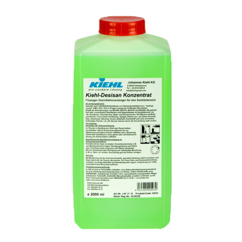 Image de Nettoyant désinfectant DESISAN Concentré - Ct. 3 x 2L