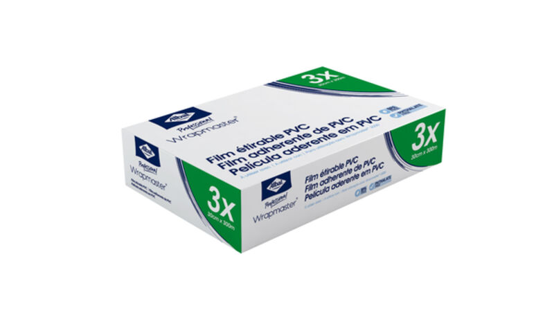 Image de Recharge film alimentaire 30cmx300m WRAPMASTER 3000 - Ct de 3 rlx