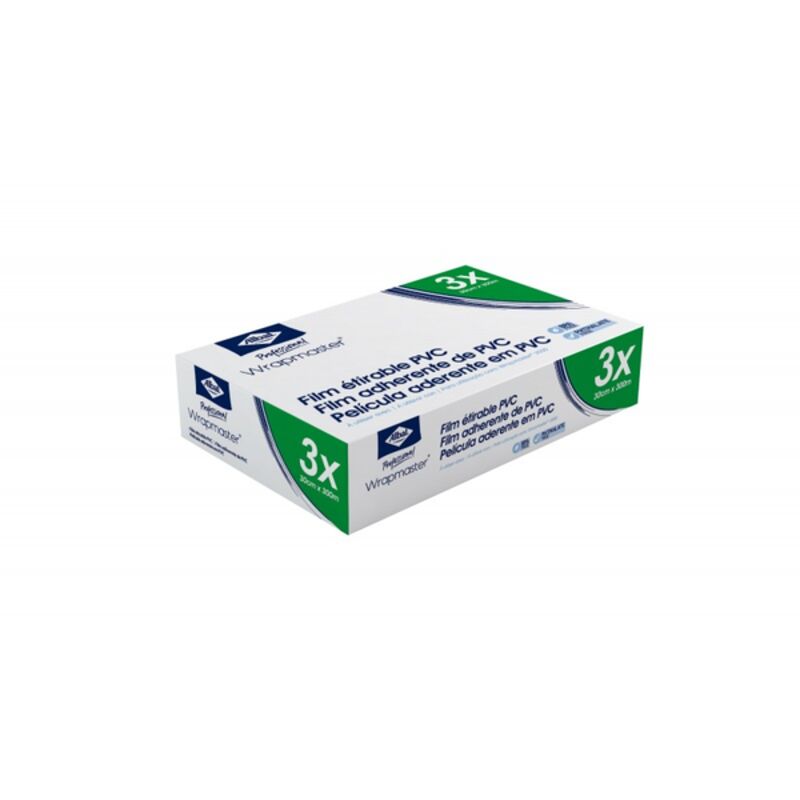 Image de Recharge film alimentaire 30cmx300m WRAPMASTER 3000 - Ct 3 rlx