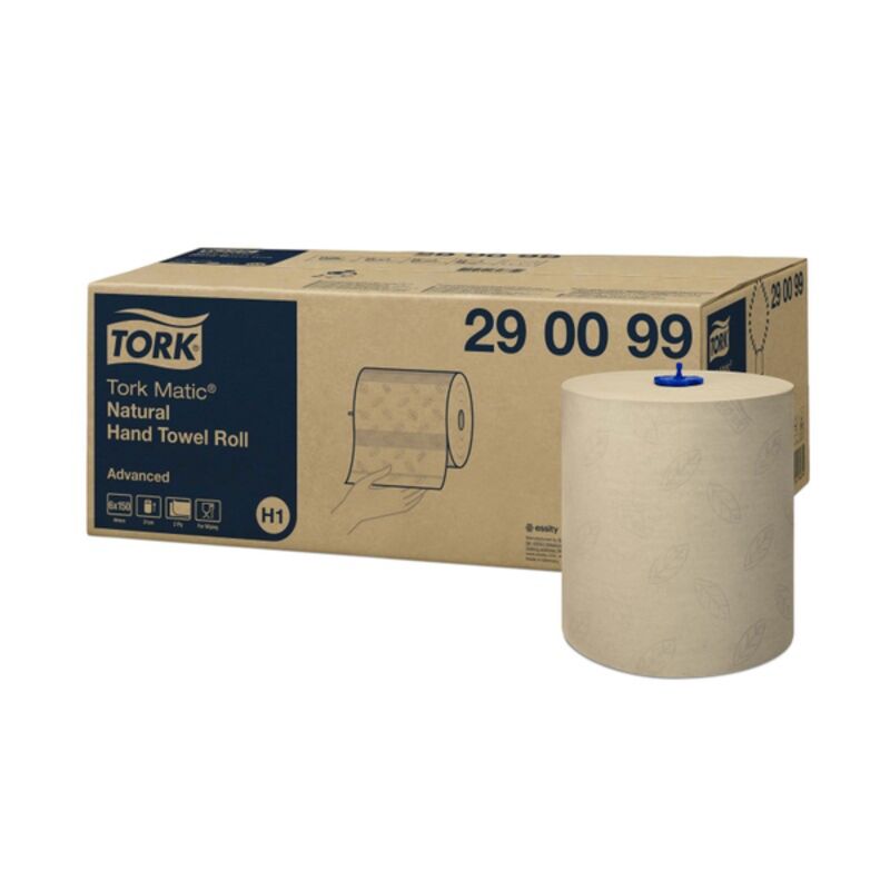 Image de Tork Matic Essuie-Mains Rouleau Doux Naturel 150m H1 - Colis de 6rlx
