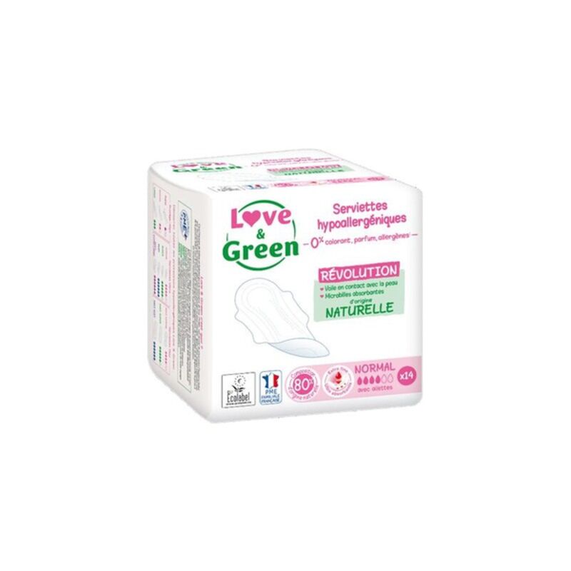 Image de Serviette hygiènique feminine 85% origine naturelle - Colis 1344