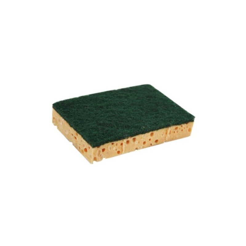 Image de Tampon vert éponge végétale Basic GM - Sachet de 10 Ex 131550