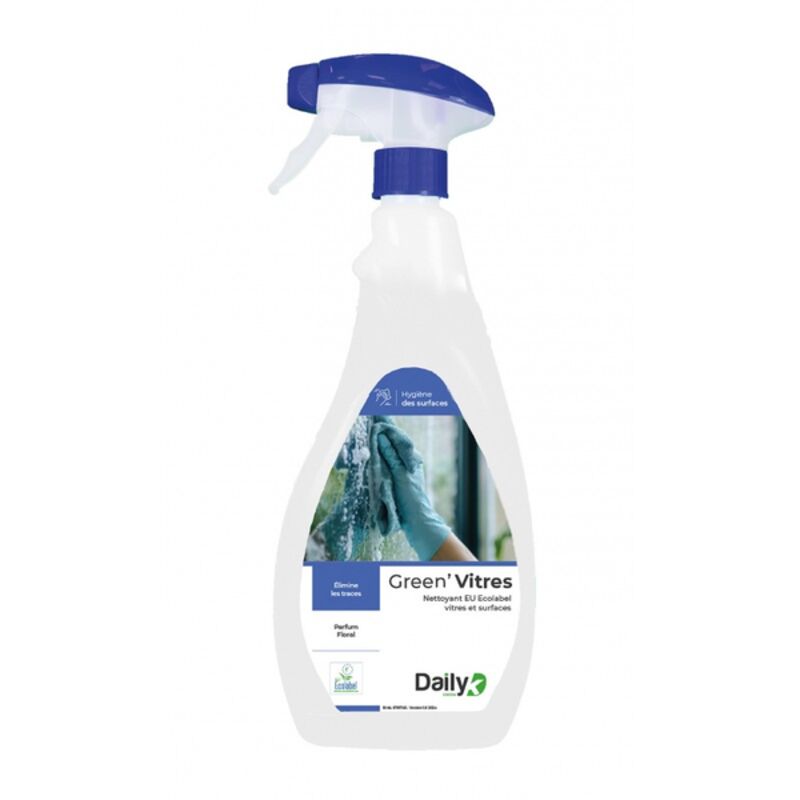 Image de Nettoyant vitres&surfaces écolabel GREEN'VITRES DAILYK - Spray 750ml