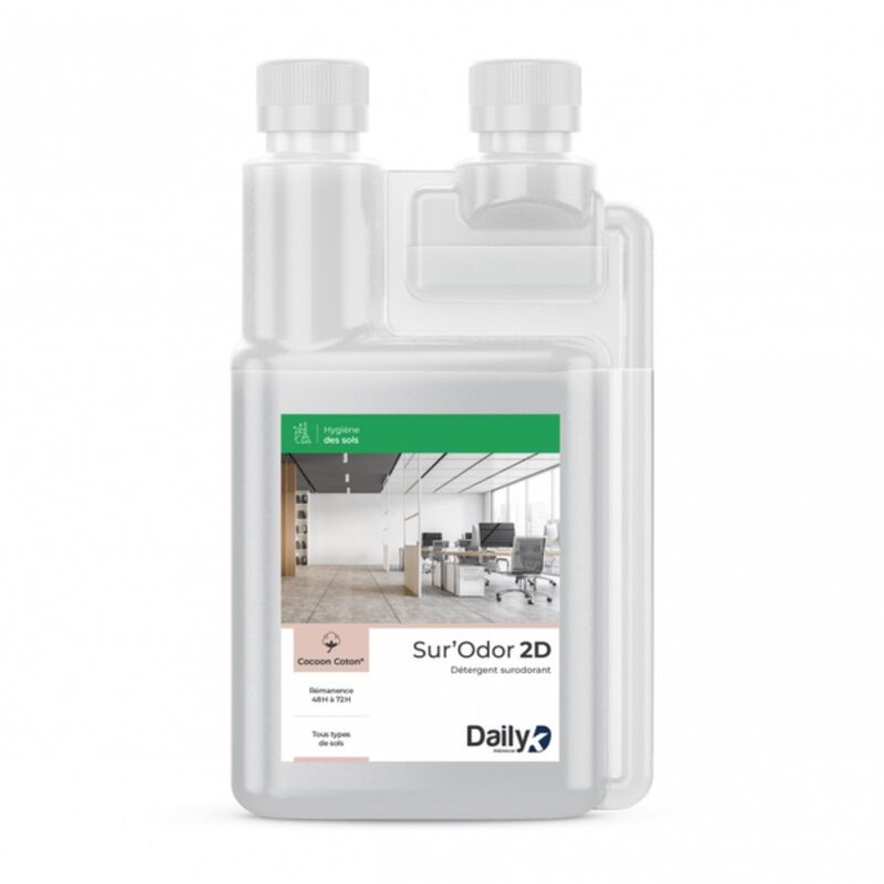 Image de Détergent surodorant Sur'Odor 2D DAILYK - Flacon 1L doseur