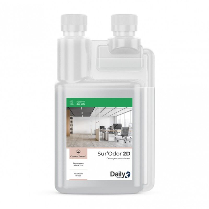 Image de Détergent surodorant Sur'Odor 2D DAILYK - Flacon 1L doseur