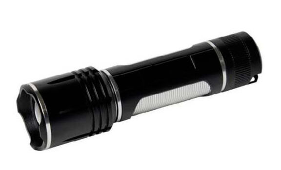 Image de Lampe torche LED ALU 500LM , 3 piles AA incluses