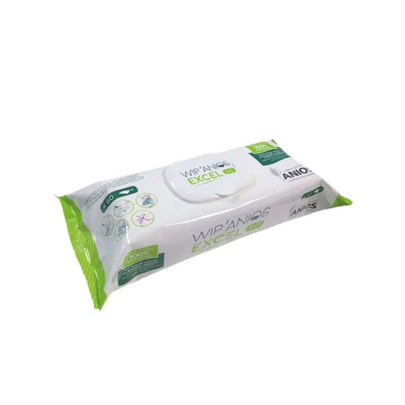 Image de Lingette nettoyante désinfectante WIP'ANIOS EXCEL -Sachet de 50